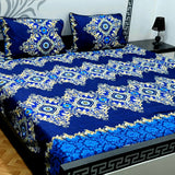 Sherwaan | 3D Crystal cotton single Bed Bedsheets