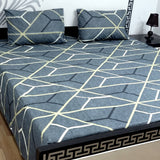 Sherwaan | 3D Crystal cotton single Bed Bedsheets
