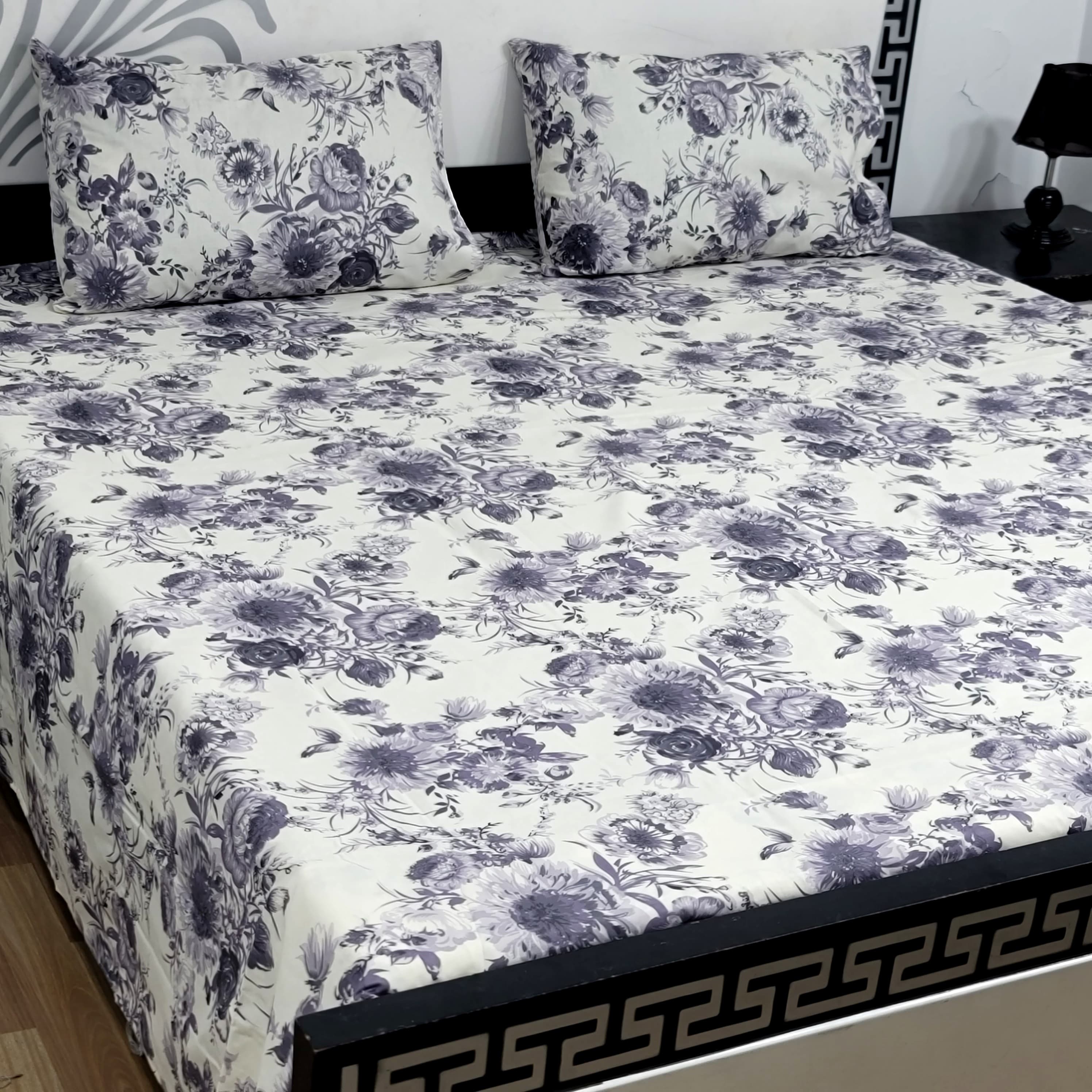 Sher Fabrics | 3pc Crystal Cotton Bedsheets