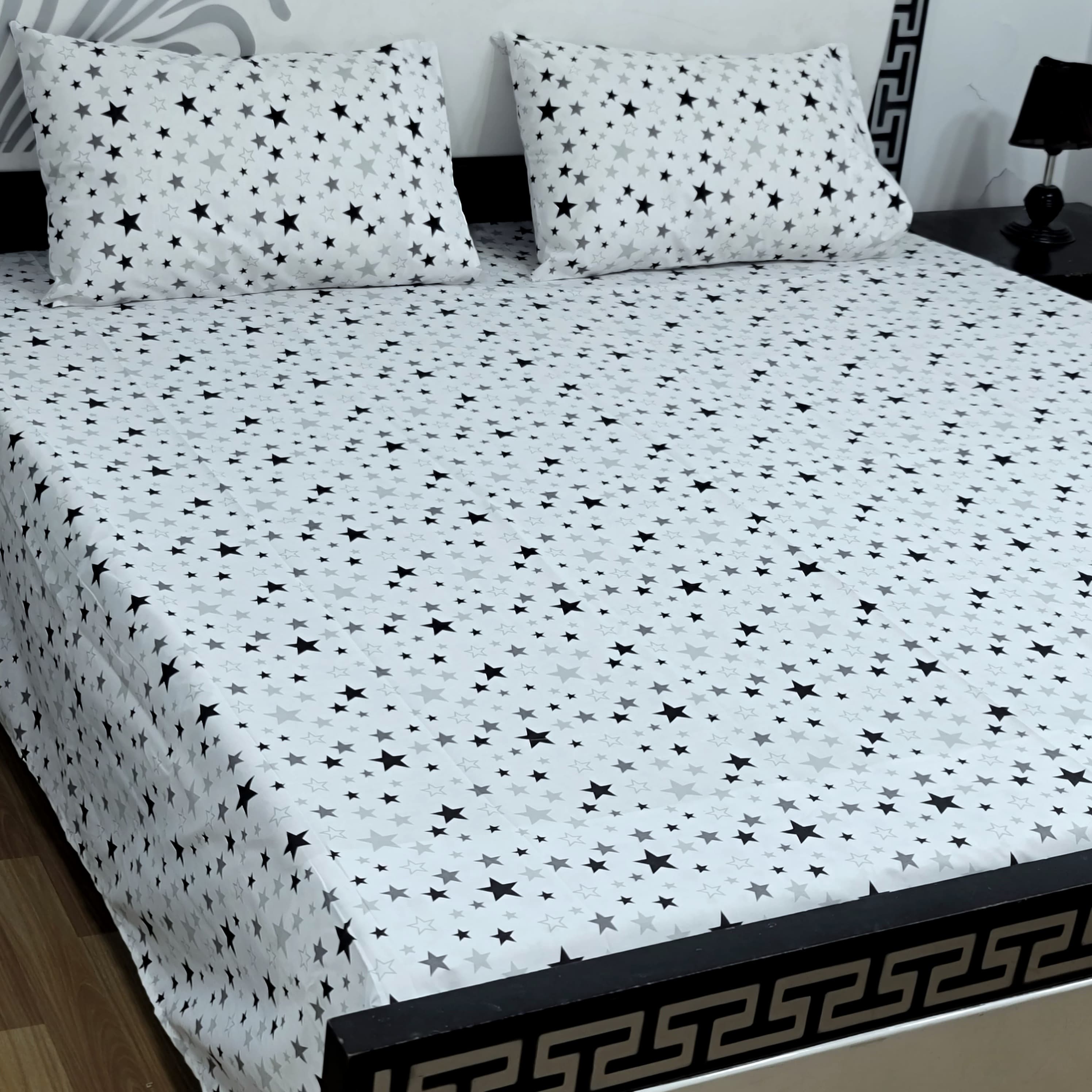 Sher Fabrics |  3pc Crystal Cotton Bedsheets