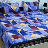 Sherwaan | 3D Crystal cotton single Bed Bedsheets