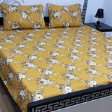 Sherwaan | 3D Crystal cotton single Bed Bedsheets