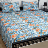 Sherwaan | 3D Crystal cotton single Bed Bedsheets