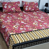 Sherwaan | 3D Crystal cotton single Bed Bedsheets