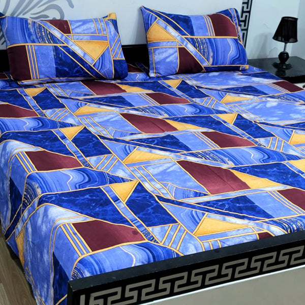 Premium Crystal Cotton Bedsheet