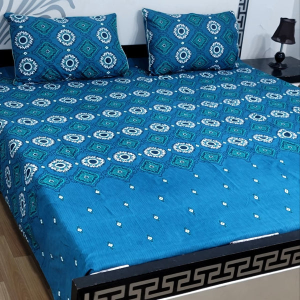 Premium Crystal Cotton Bedsheet