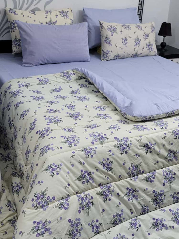 Pure Cotton Printed 7 pcs Vicky razai Set